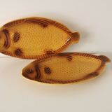 Vintage Fish Serving Plate: KIL Yugoslavia Mid-Century Tableware