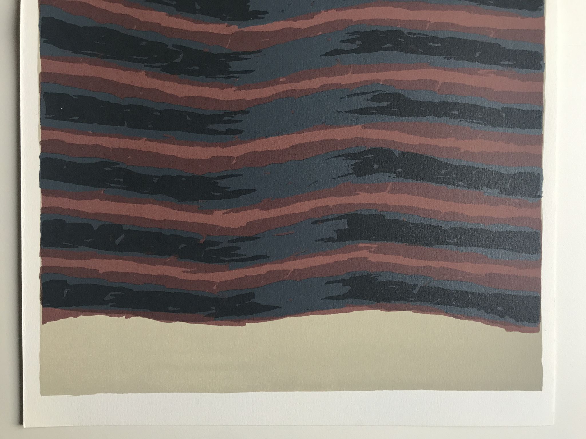 Lithographie originale sur vélin d'Arches de Raoul UBAC, Galeries, 1978