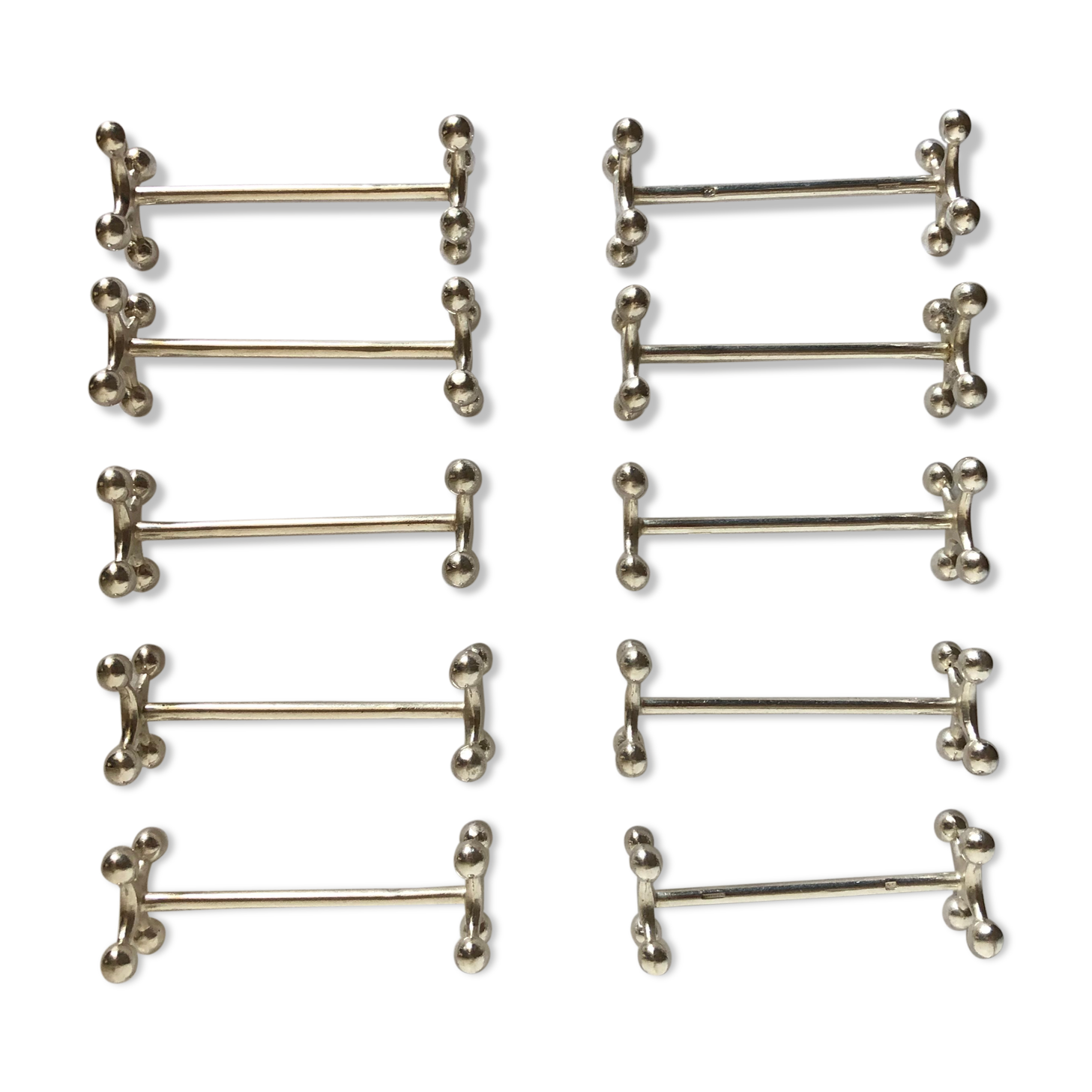 Silver knife holders