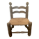 Chaise bois paillée style Charles Dudouyt 1940