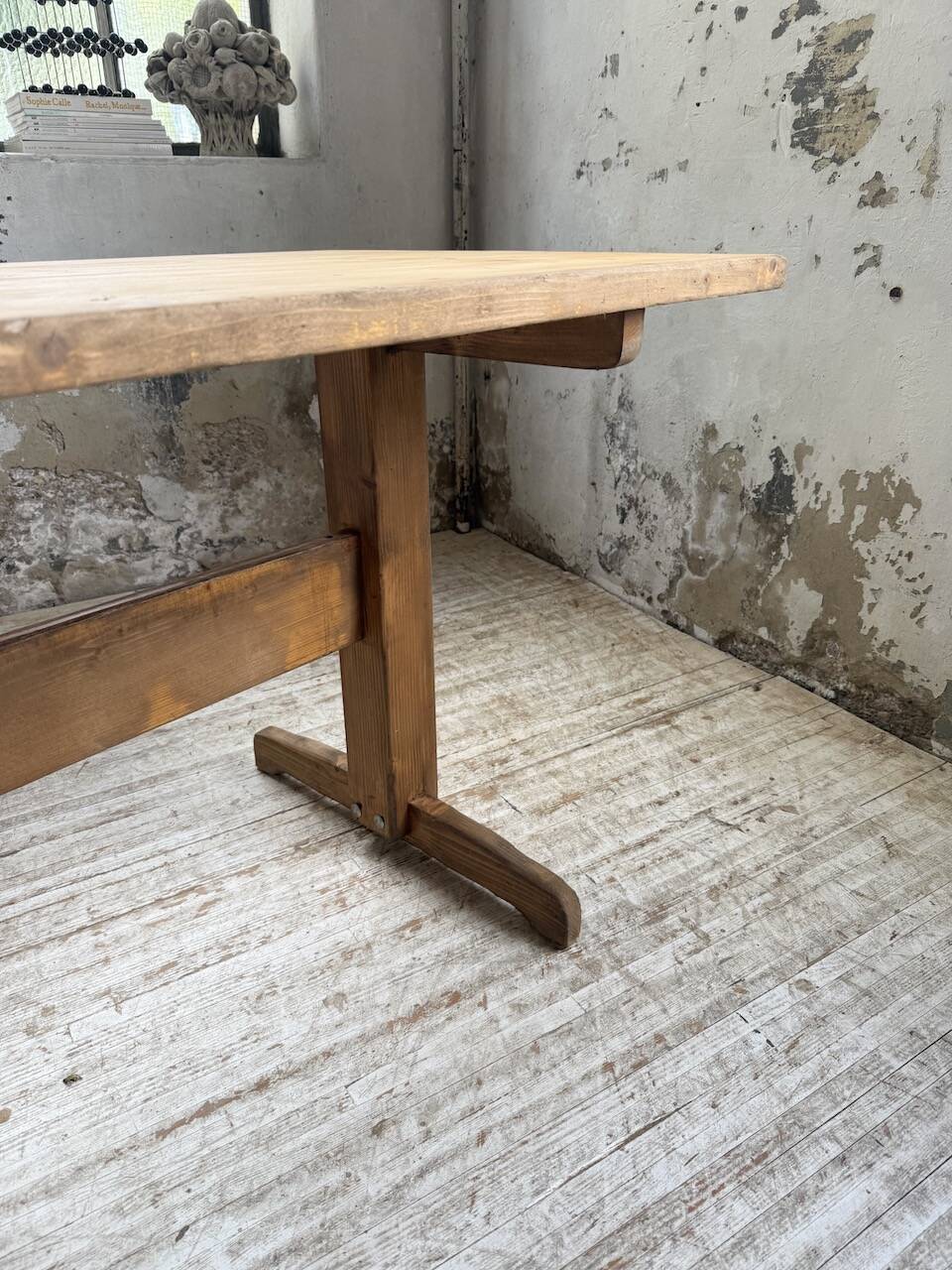 Perriand mountain furniture pine dining table