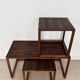 Nesting Tables attributed to Aksel Kjesgaard, Denmark, 1960s, Set of 3