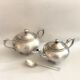 Vintage Buenos Aires silver metal coffee tea set with hallmarks