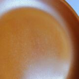 Set of 9 vintage opaline brown plates