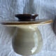 Vintage grès du berry butter dish