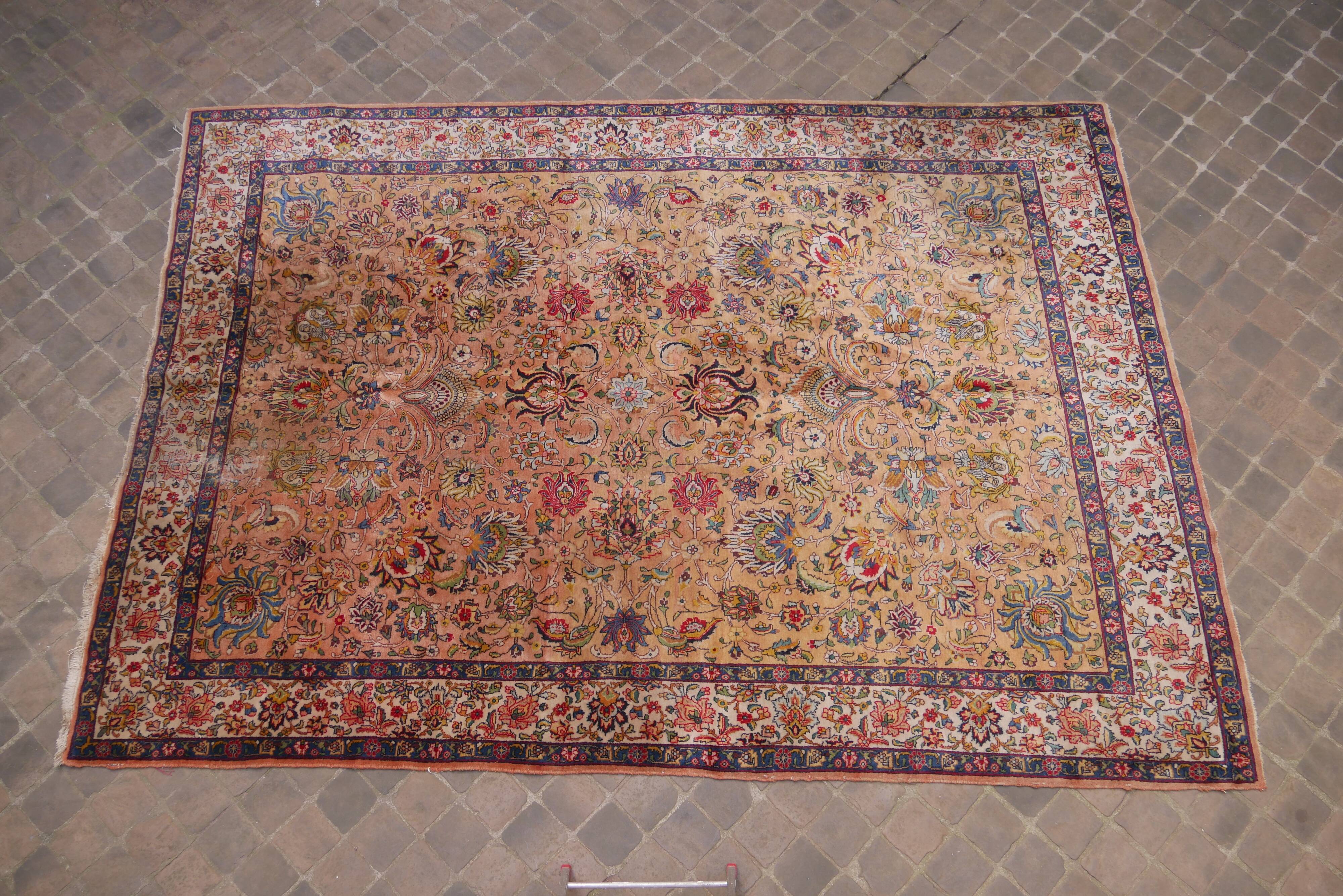 Oriental Persian carpet Tabriz vintage 320 x 240 cm