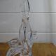 4 crystal lily candle holders from Vannes le Châtel.