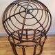 Vintage rattan love seat armchair