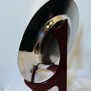 Petrossian silver-plated metal dish, hallmarked, France