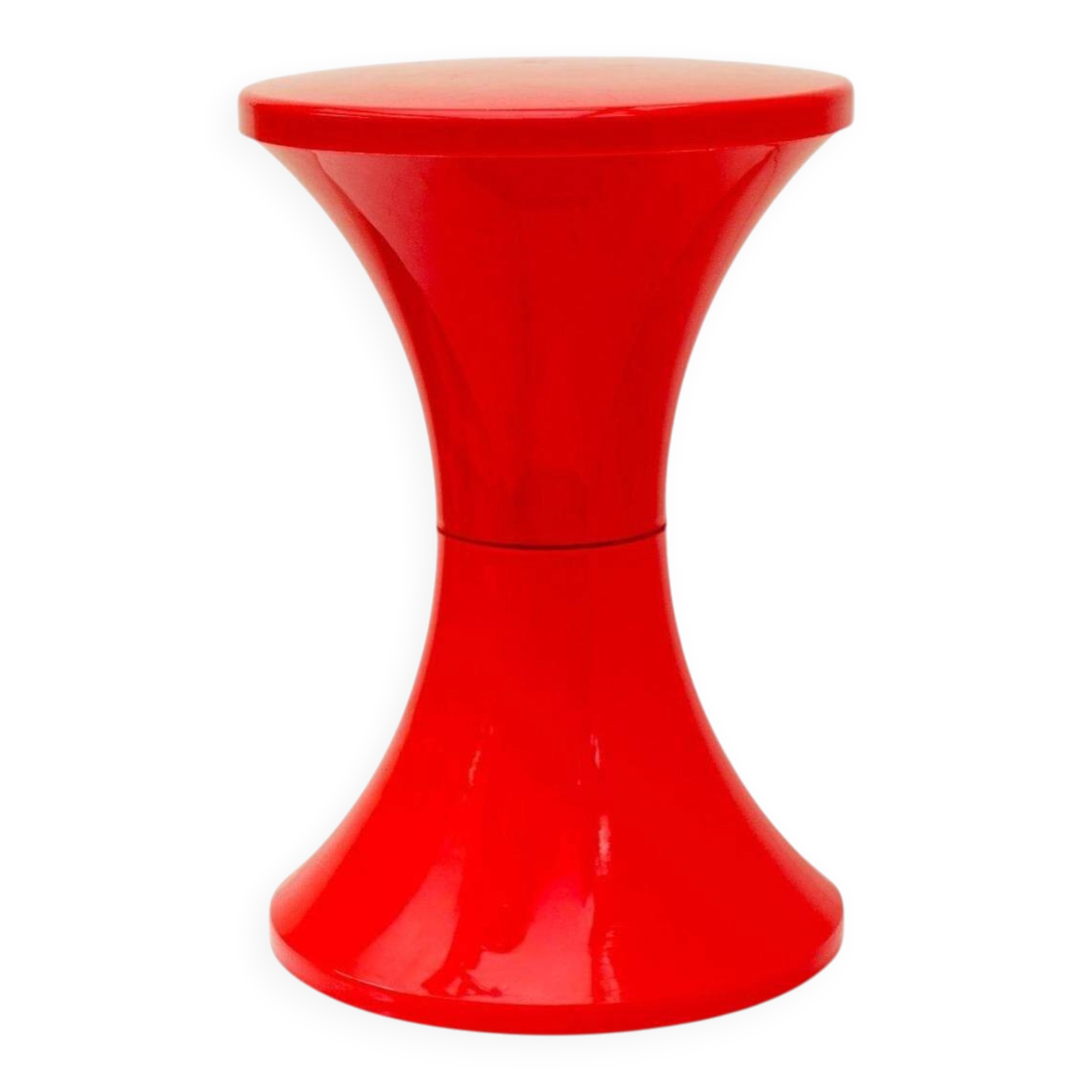 Original Tamtam Seat from the 1970s by Henry Massonnet – Bright Red