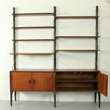 Teak Modular Wall System by Louis van Teeffelen for WéBé, 1955