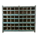 Meuble d’atelier à 48 casiers en bois