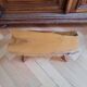 Raw wood stool