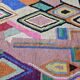 Unique Moroccan rug made of natural wool, 2.5x1.5 m.