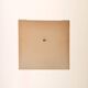 1940s/50s Scandinavian Wall Mirror with White Frame and Brass Details