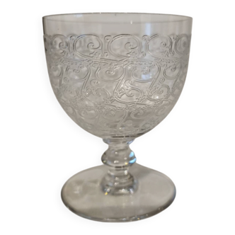 White wine glass, Baccarat Rohan 1920