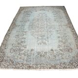 Vintage Turish Aqua Blue Rug sku-v952