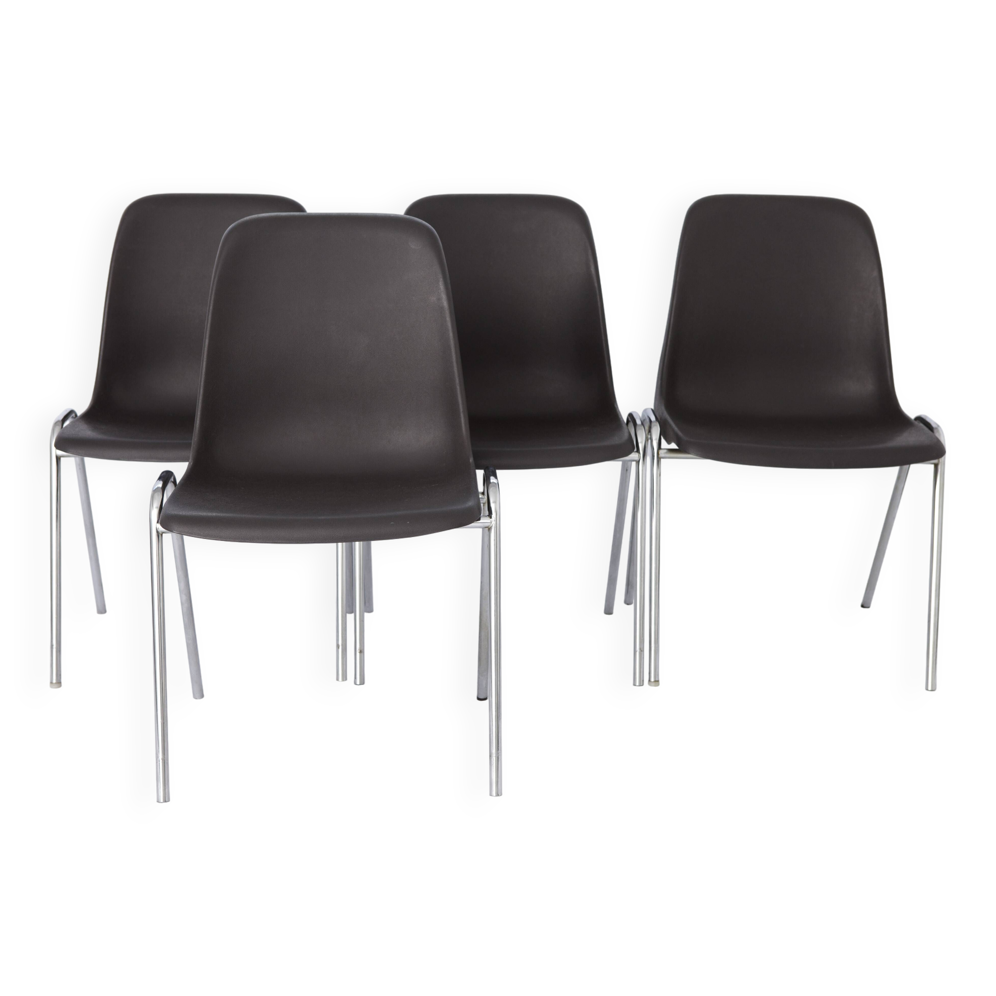 Vintage Stacking Chairs 1970s Germany