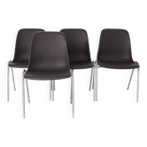 Chaises empilables vintage 1970 Allemagne