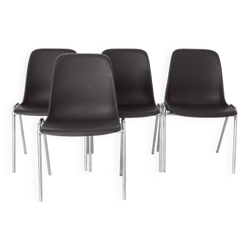Vintage Stacking Chairs 1970s Germany