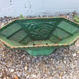 Art deco cast iron planter