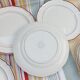 Brown fluted dessert plates by Villeroy & Boch