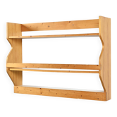 Wall-mounted pine cabinet, Les Arcs 1800, circa 1970