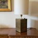 Hollywood regency brass table lamp base, Romeo Rega Italy, 1970s
