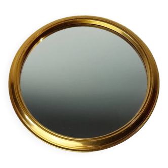 Plateau miroir laiton 1950