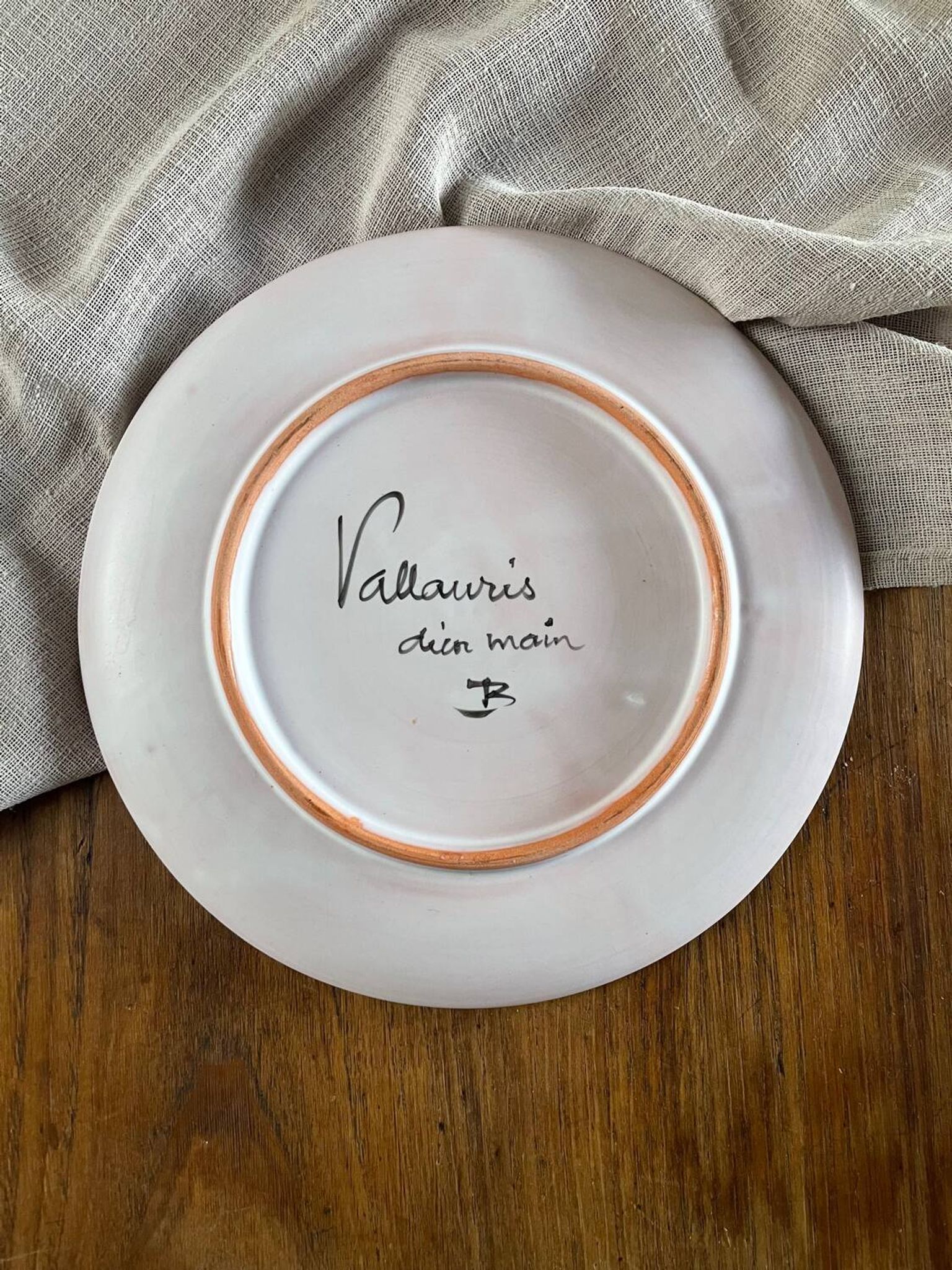 Service rare Vallauris Marius Bessone 1960