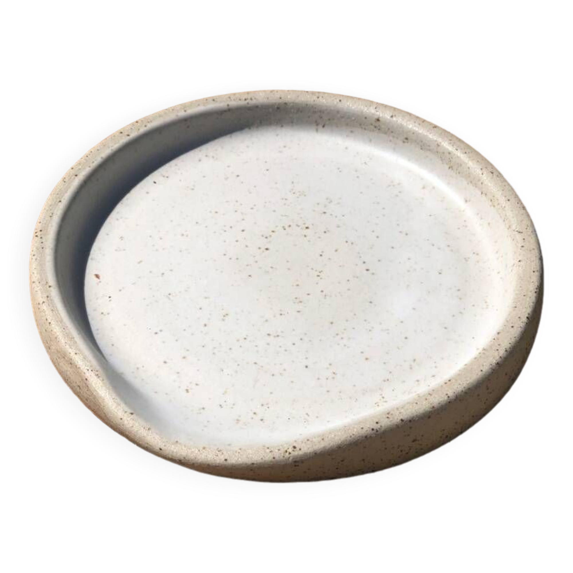 Ceramic stoneware spoon rest