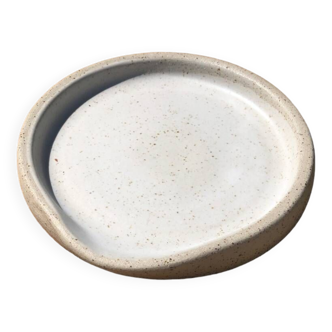 Ceramic stoneware spoon rest