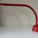 Lampe rouge Mario arnajoldi ed programmaluce design 1980