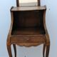Belly bedside table with Louis XV style walnut mirror early 20th century 1920.