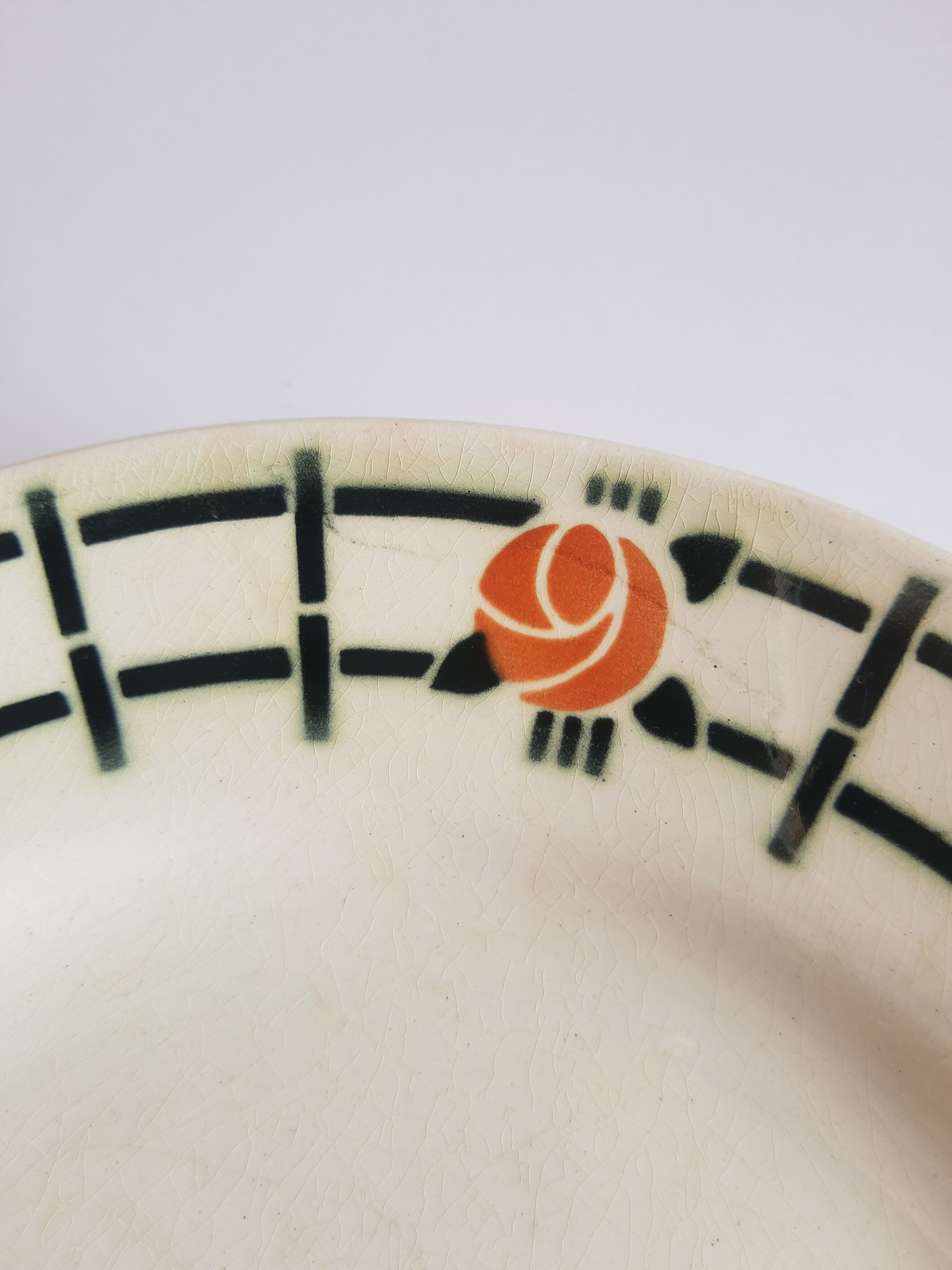 Set of 6 flat plates St amand vintage vintage