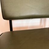 Khaki Scandinavian armchair