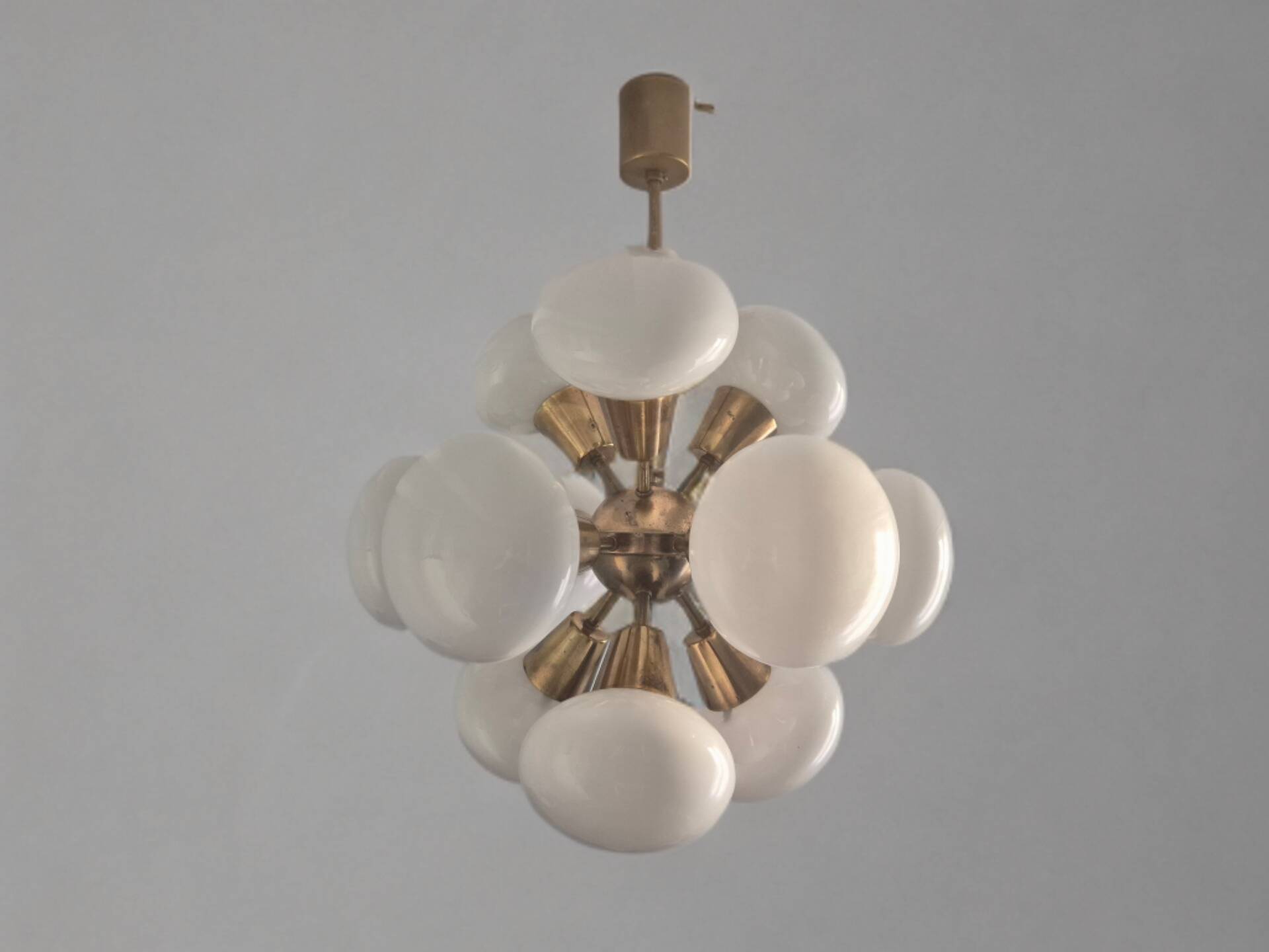 Sputnik Chandelier by Kamenecky Senov, Vintage Czechoslovak 1970s
