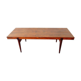 Expandable coffee table in Denmark rosewood