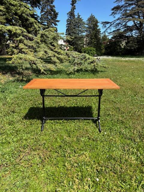 Vintage wooden bistro table