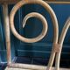 60s bamboo and rattan wardrobe