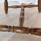 Vintage Beech Wood Windsor Dining Chair - 1970s Captains Armchair