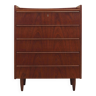 Teak chest of drawers, Danish design, 1970s, production: Denmark