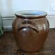 Glazed stoneware confit pot