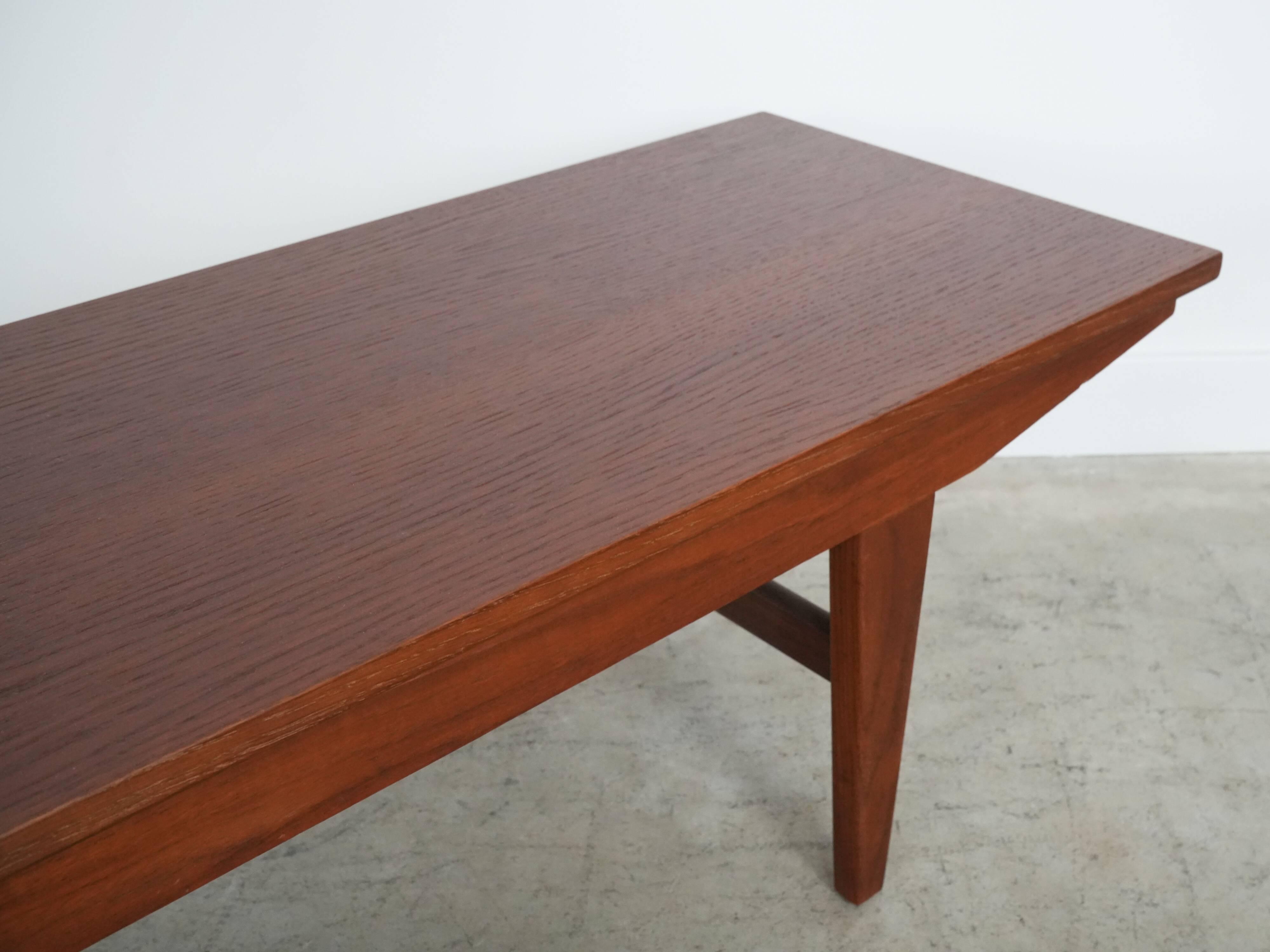 Low oak buffet, Danish design, 1970s, production: Denmark