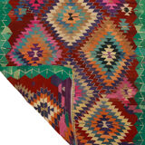 Anatolian handmade kilim rug 291 cm x 148 cm