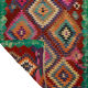 Anatolian handmade kilim rug 291 cm x 148 cm