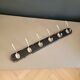 Antique wall coat rack with 6 hooks