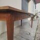 Rustic farmhouse table in solid cherry wood 19th century - 1m91.5