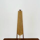 Sisal and Teak Floor Lamp by Temde