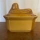 Terrine ancienne staub forme canard céramique beige france vintage